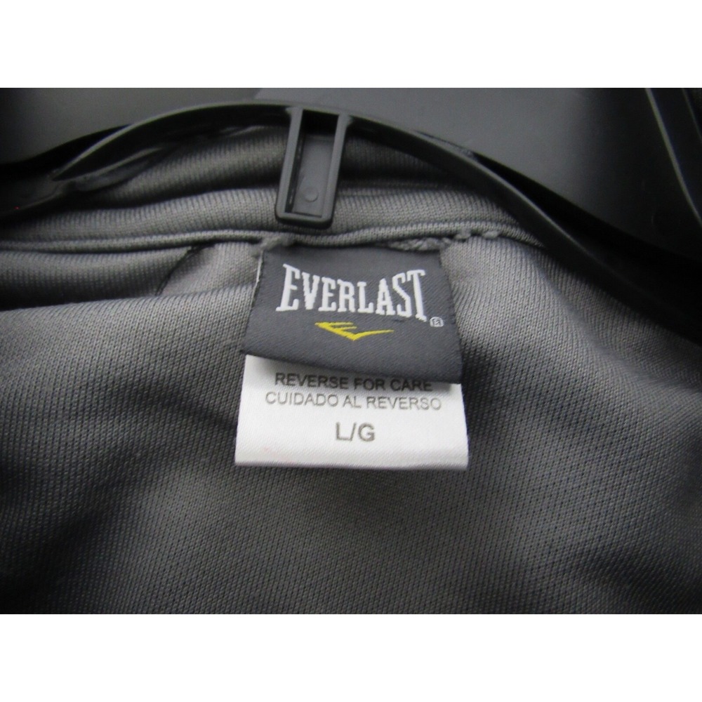 Everlast men's full zip Warm-up jacket Black size Medium L Boxing MMA - Picture 3 of 5